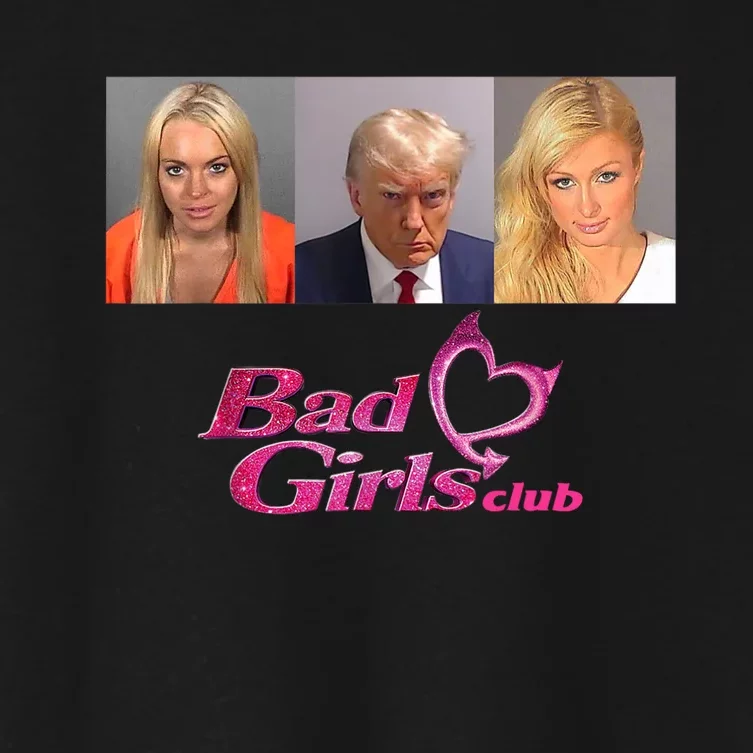 Bad Girls Club Trump 2024 Mugshot Women's Crop Top Tee