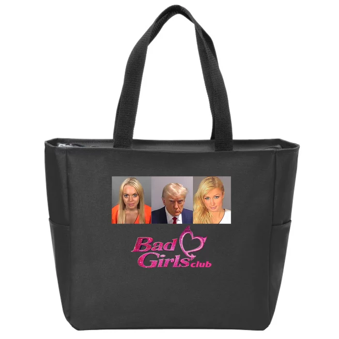 Bad Girls Club Trump 2024 Mugshot Zip Tote Bag