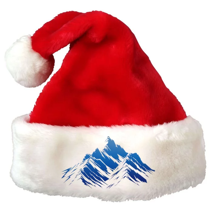 Blue Gradient Cool Graphic S 6xl Graphic Premium Christmas Santa Hat