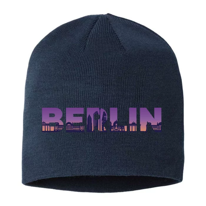 Berlin Germany City 8 1/2in Sustainable Knit Beanie