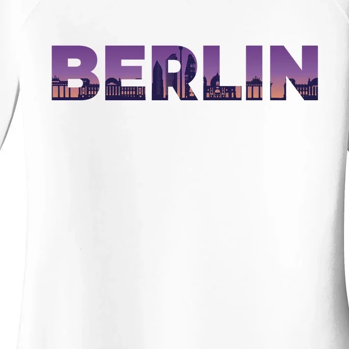 Berlin Germany City Women's Perfect Tri Tunic Long Sleeve Shirt