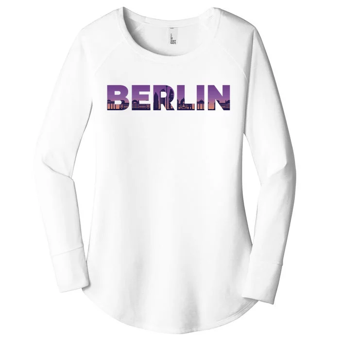 Berlin Germany City Women's Perfect Tri Tunic Long Sleeve Shirt