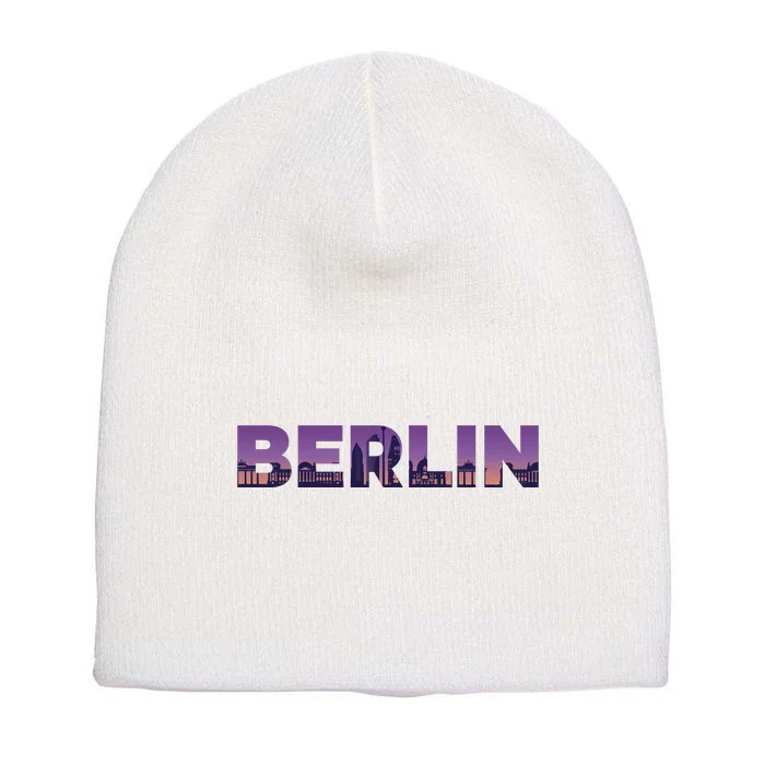 Berlin Germany City Short Acrylic Beanie