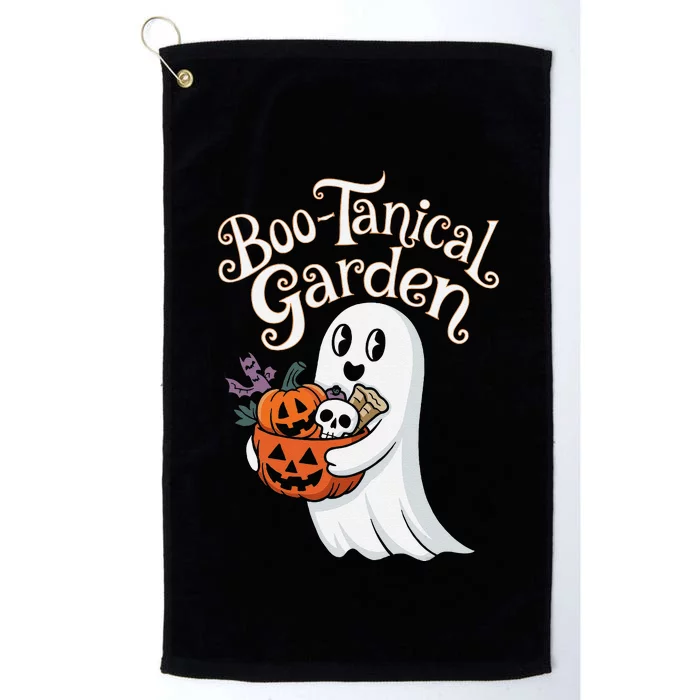 Bootanical Garden Cute Ghost Halloween Platinum Collection Golf Towel