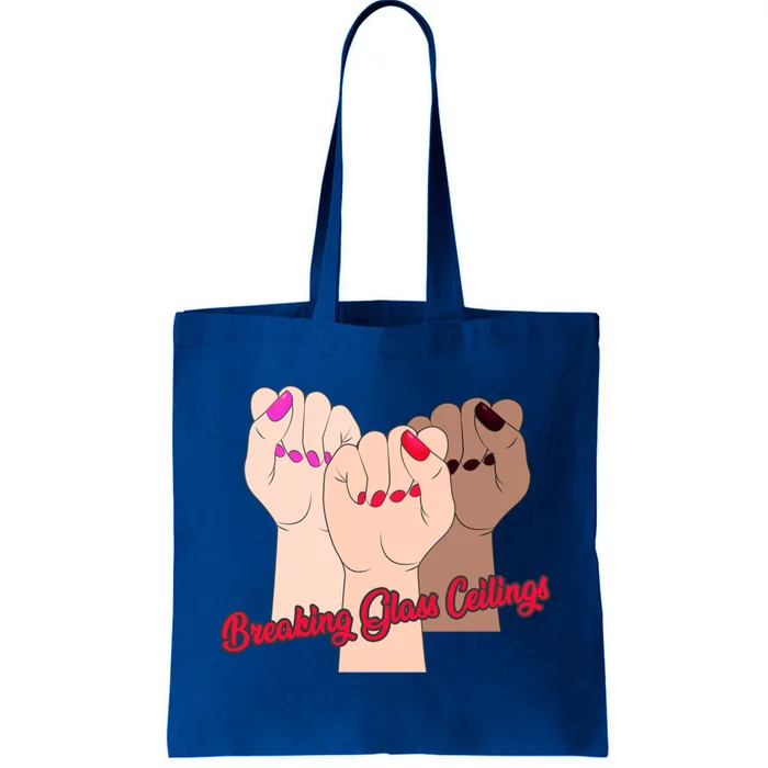 Breaking Glass Ceilings Feminist Madam Vice President Gift Tote Bag