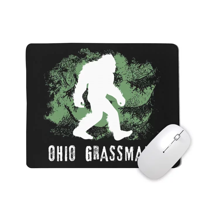 Bigfoot Grassman Cryptid Ohio Valley Park Sasquatch Mousepad