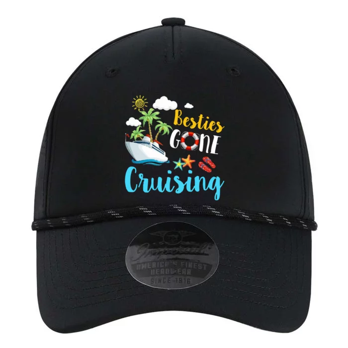 Besties Gone Cruise Matching Trip Cruising Vacation Cool Gift Performance The Dyno Cap