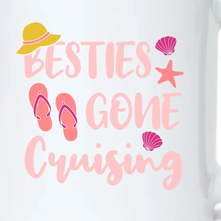 Besties Gone Cruising Ladies Friends Cruise Vacay Gift Black Color Changing Mug