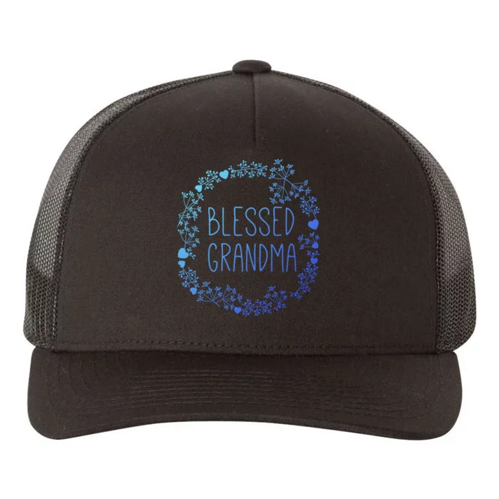 Blessed Grandma Christian Religious Gifts Best Grammy Ever Yupoong Adult 5-Panel Trucker Hat