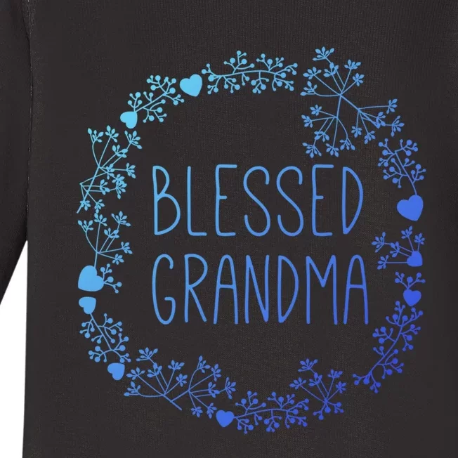 Blessed Grandma Christian Religious Gifts Best Grammy Ever Baby Long Sleeve Bodysuit