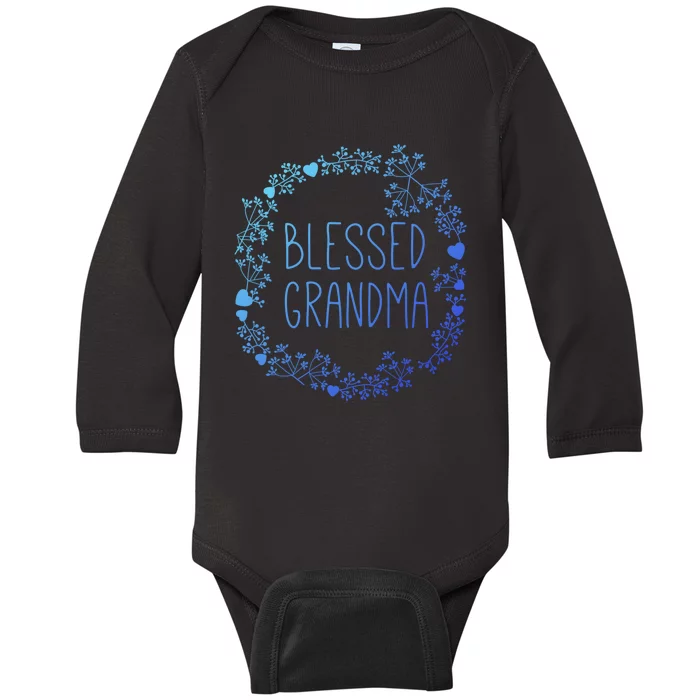 Blessed Grandma Christian Religious Gifts Best Grammy Ever Baby Long Sleeve Bodysuit