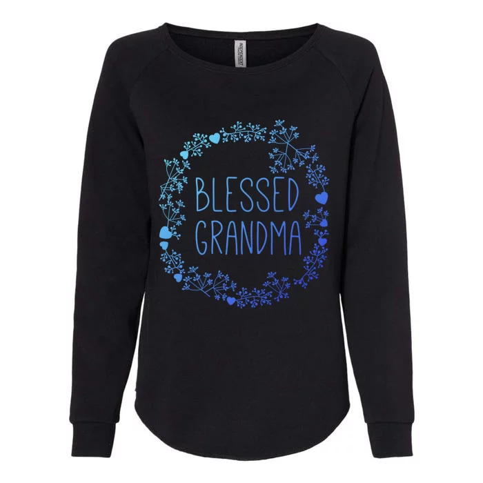 Blessed Grandma Christian Religious Gifts Best Grammy Ever Womens California Wash Sweatshirt