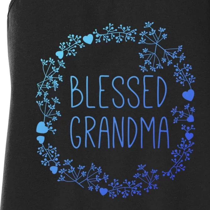 Blessed Grandma Christian Religious Gifts Best Grammy Ever Women's Racerback Tank