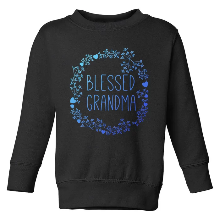 Blessed Grandma Christian Religious Gifts Best Grammy Ever Toddler Sweatshirt