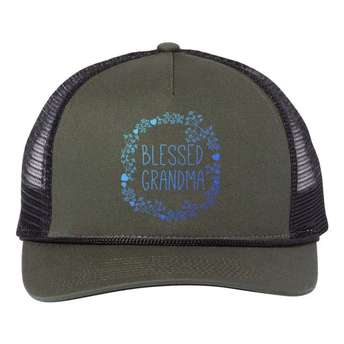 Blessed Grandma Christian Religious Gifts Best Grammy Ever Retro Rope Trucker Hat Cap