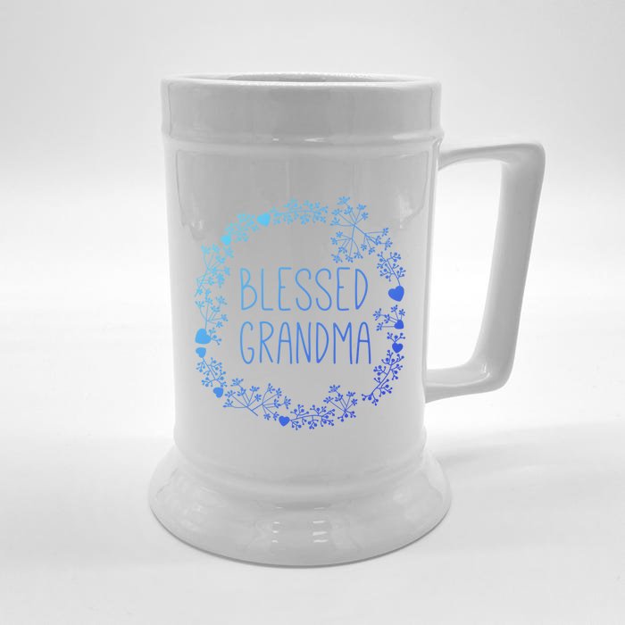 Blessed Grandma Christian Religious Gifts Best Grammy Ever Front & Back Beer Stein