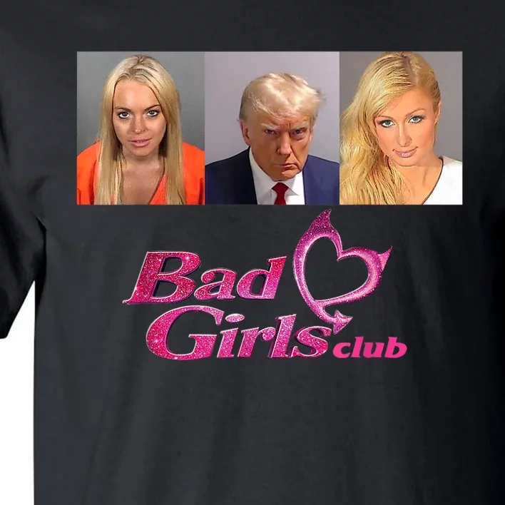 Bad Girls Club Donald Trump Mug Shot Tall T-Shirt