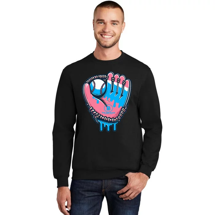 Baseball Glove Cotton Candy Drip Sweatshirt