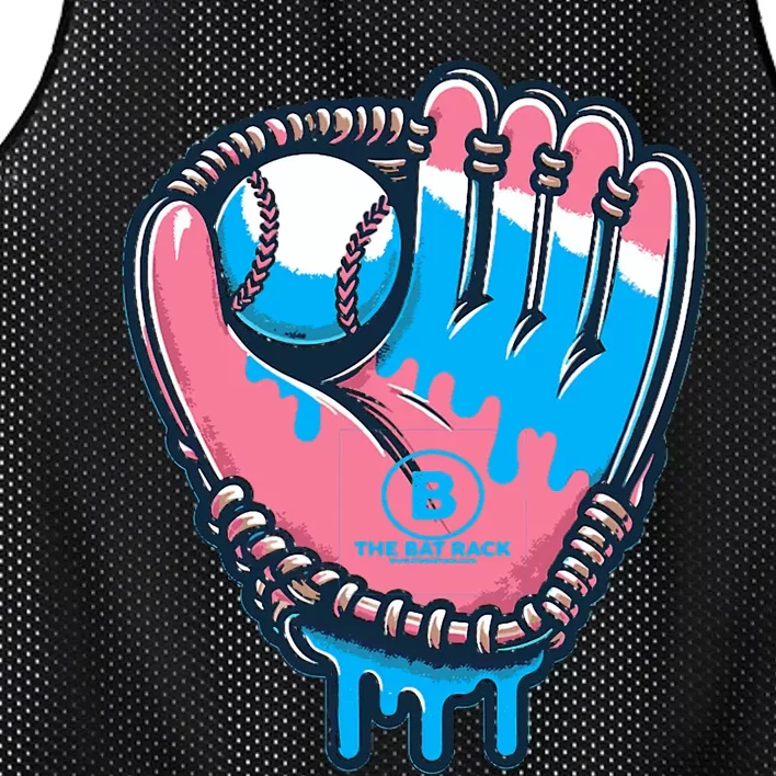 Baseball Glove Cotton Candy Drip Mesh Reversible Basketball Jersey Tank