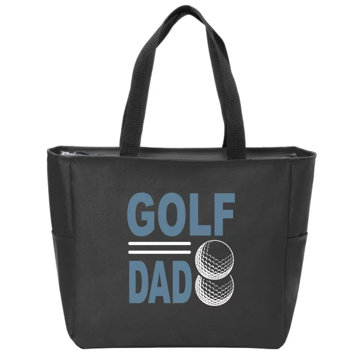 Best Golf Dad Funny Gift For Dad Father's Day Zip Tote Bag