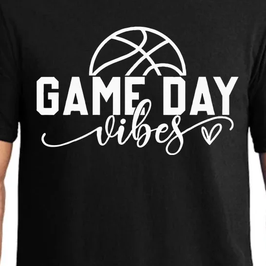 Basketball Game Day Vibes Basketball Mom Life Game Day Pajama Set