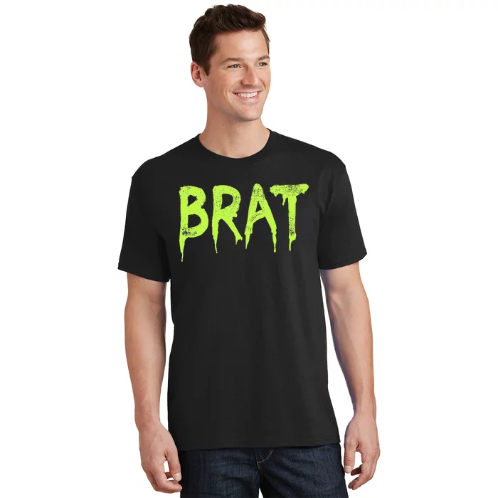 Brat Grunge Distressed T-Shirt