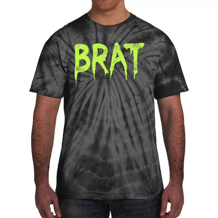 Brat Grunge Distressed Tie-Dye T-Shirt