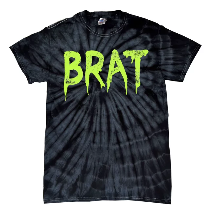 Brat Grunge Distressed Tie-Dye T-Shirt