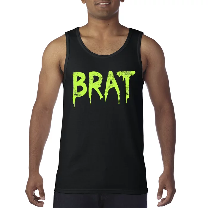 Brat Grunge Distressed Tank Top