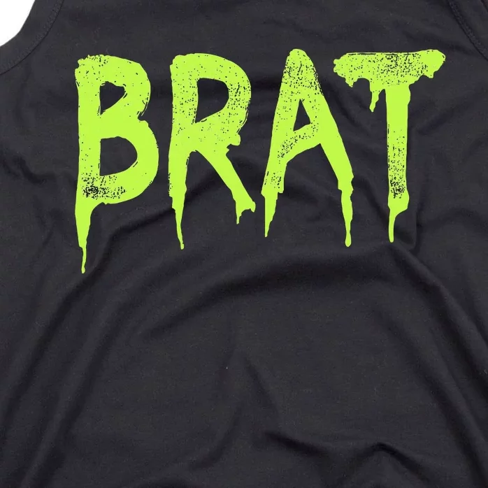 Brat Grunge Distressed Tank Top