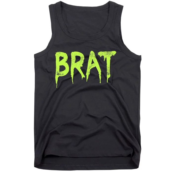 Brat Grunge Distressed Tank Top