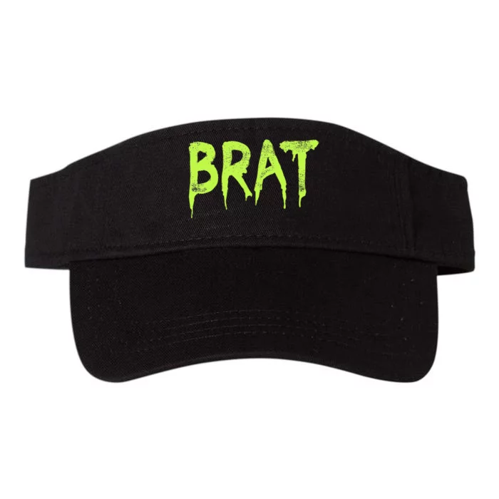 Brat Grunge Distressed Valucap Bio-Washed Visor