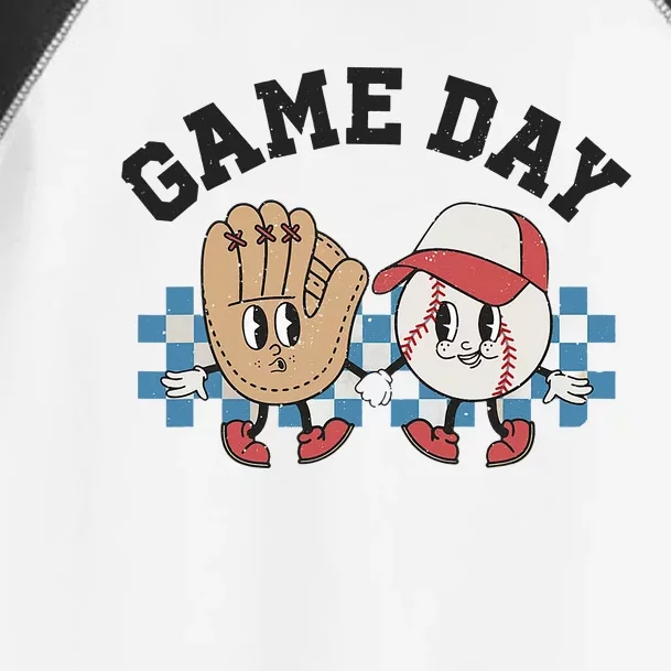 Baseball Game Day Toddler Fine Jersey T-Shirt