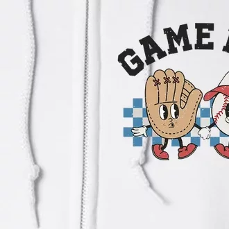 Baseball Game Day Full Zip Hoodie