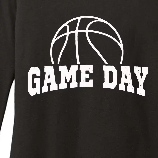 Basketball Game Day Basketball Mom Life Game Day Womens CVC Long Sleeve Shirt