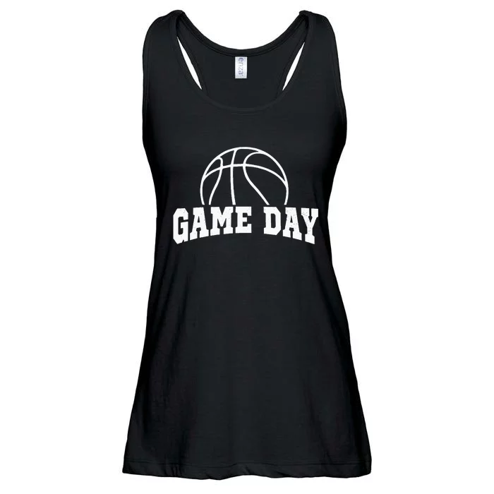 Basketball Game Day Basketball Mom Life Game Day Ladies Essential Flowy Tank