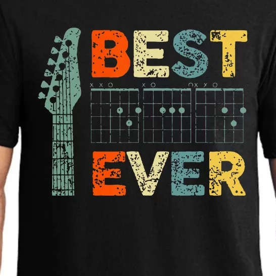 Best Guitar Dad Ever Chords Guitar Fathers Day Dad Pajama Set