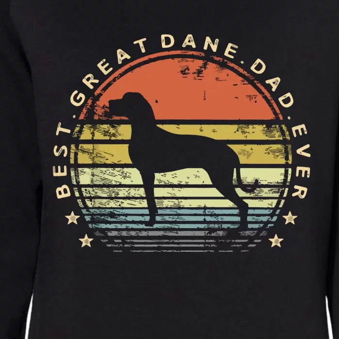 Best Great Dane Dad Ever Daddy Gifts Dog Lover Pet Owner Womens California Wash Sweatshirt