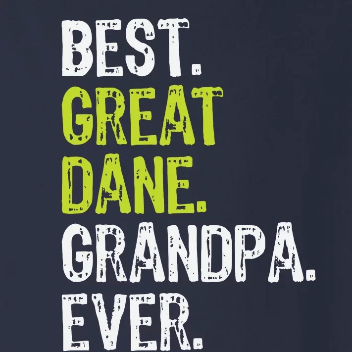 Best Great Dane Grandpa Ever Dog Lover Toddler Long Sleeve Shirt