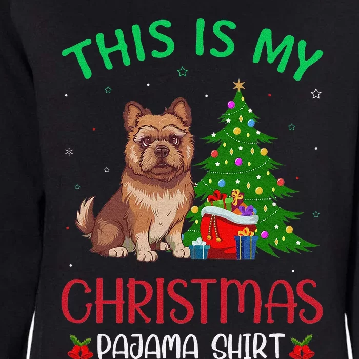 Brussels Griffon Dog Ugly Xmas This Is My Christmas Pajama Womens California Wash Sweatshirt