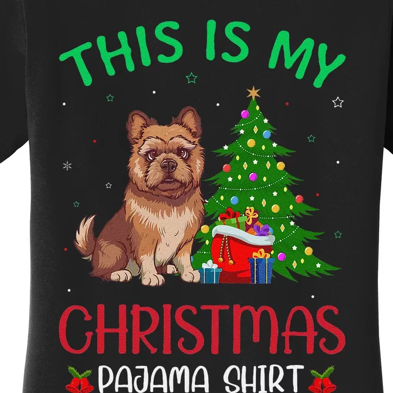 Brussels Griffon Dog Ugly Xmas This Is My Christmas Pajama Women's T-Shirt