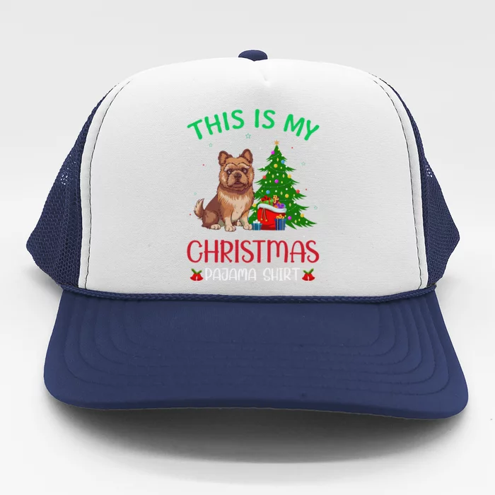 Brussels Griffon Dog Ugly Xmas This Is My Christmas Pajama Trucker Hat