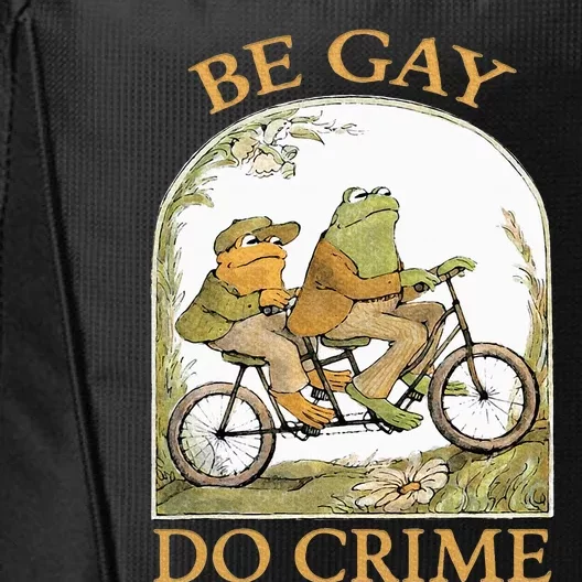 Be Gay Do Crime Frog and The Toad for LGBTQ Pride City Backpack