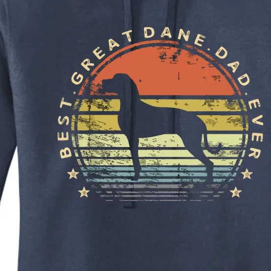 Best Great Dane Dad Ever Daddy Gifts Dog Lover Pet Owner Women's Pullover Hoodie