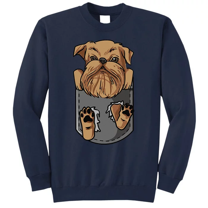 Brussels Griffon Dog Owner Gift I Love My Brussels Griffon Tall Sweatshirt