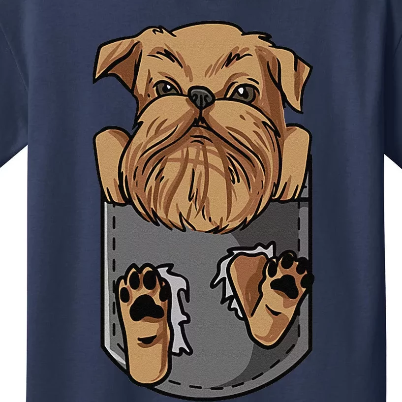 Brussels Griffon Dog Owner Gift I Love My Brussels Griffon Kids T-Shirt