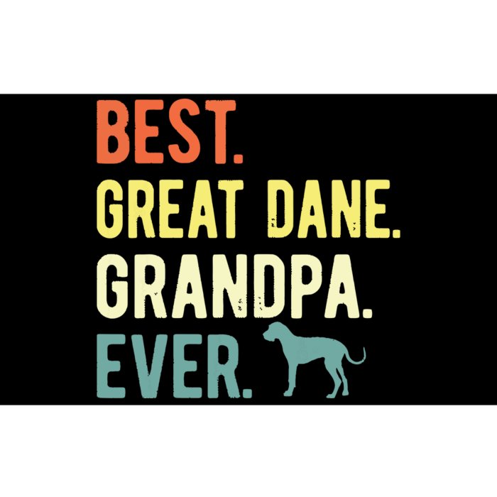 Best Great Dane Grandpa Ever Dog Lovers Fathers Day Bumper Sticker