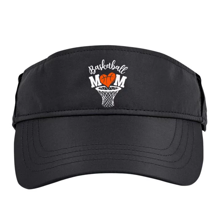 Basketball Game Day Vibes Mom Life Game Day Adult Drive Performance Visor