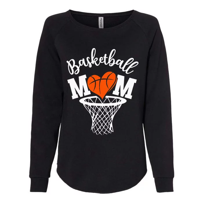 Basketball Game Day Vibes Mom Life Game Day Womens California Wash Sweatshirt