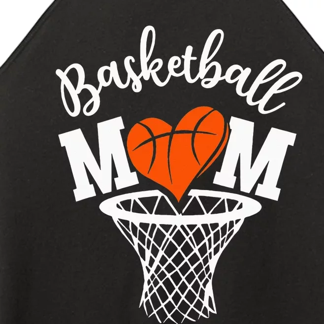 Basketball Game Day Vibes Mom Life Game Day Women’s Perfect Tri Rocker Tank